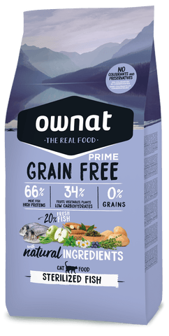 Ownat grain free Prime fish sterilized