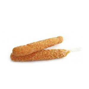 Palito piel y pollo empanado